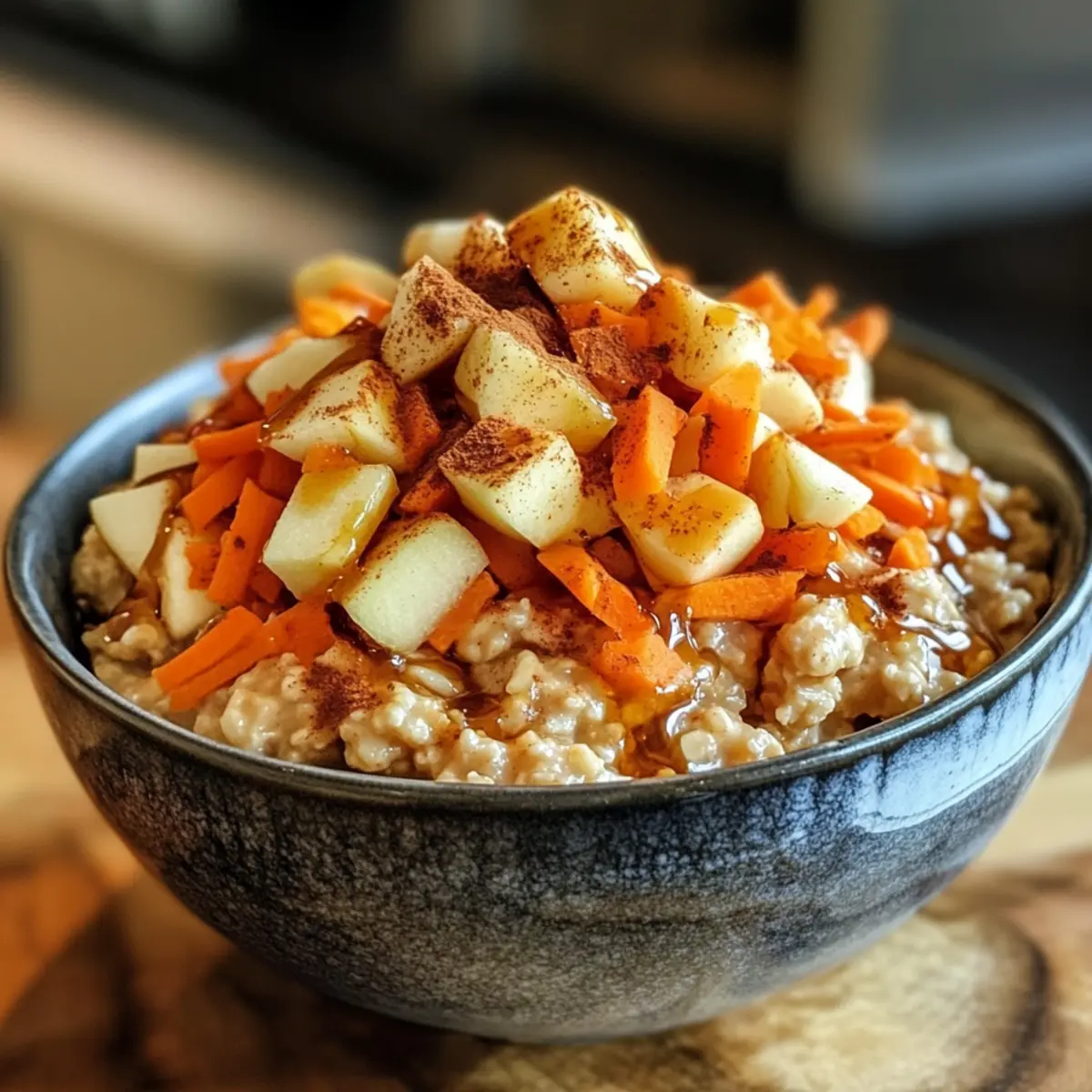 Savory 10-Minute Apple Carrot Oatmeal for Busy Mornings