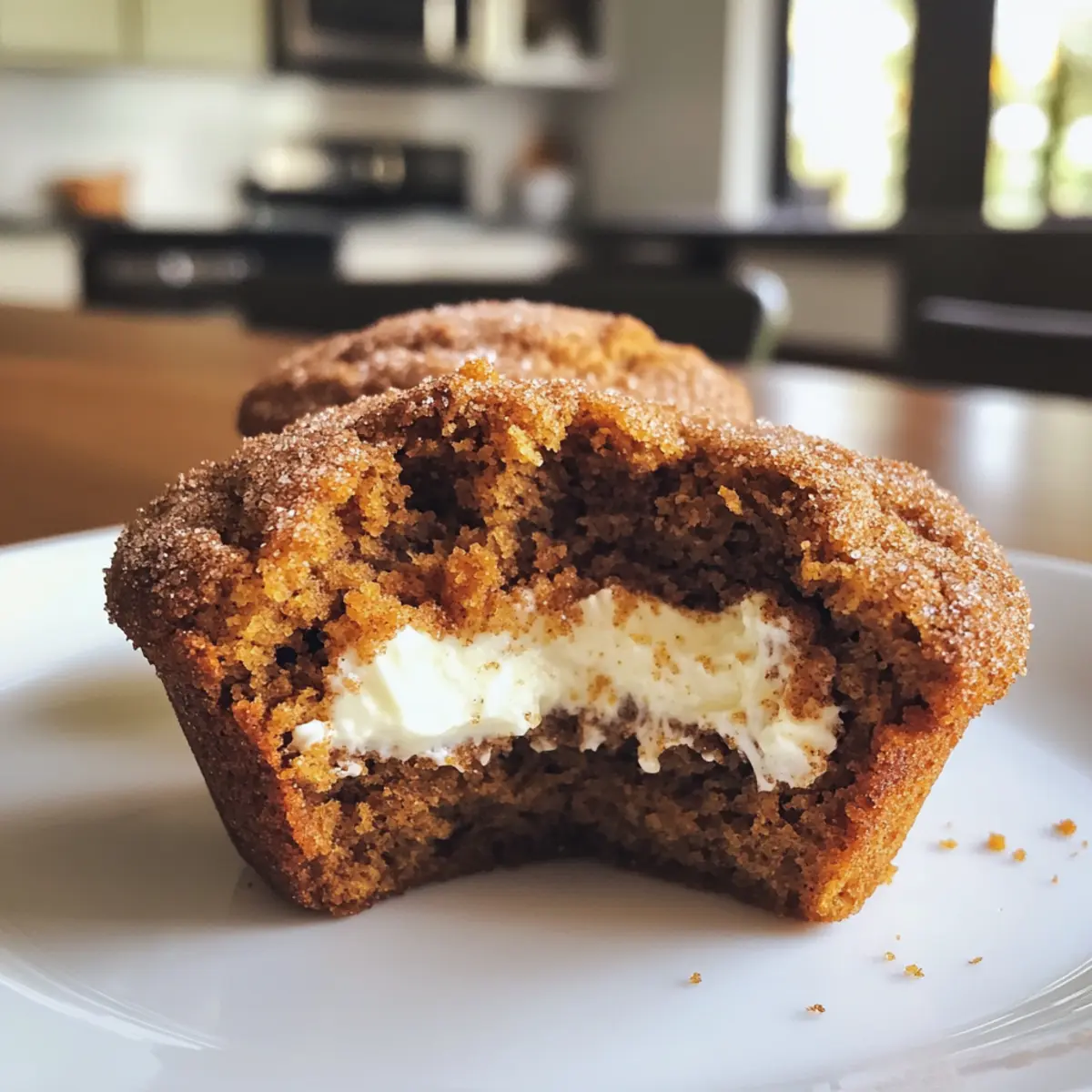 Pumpkin Muffins with Maple Cream Cheese Filling Bliss