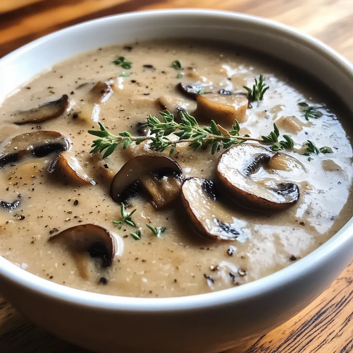 Comforting Double Umami Mushroom Soup that Warms the Soul