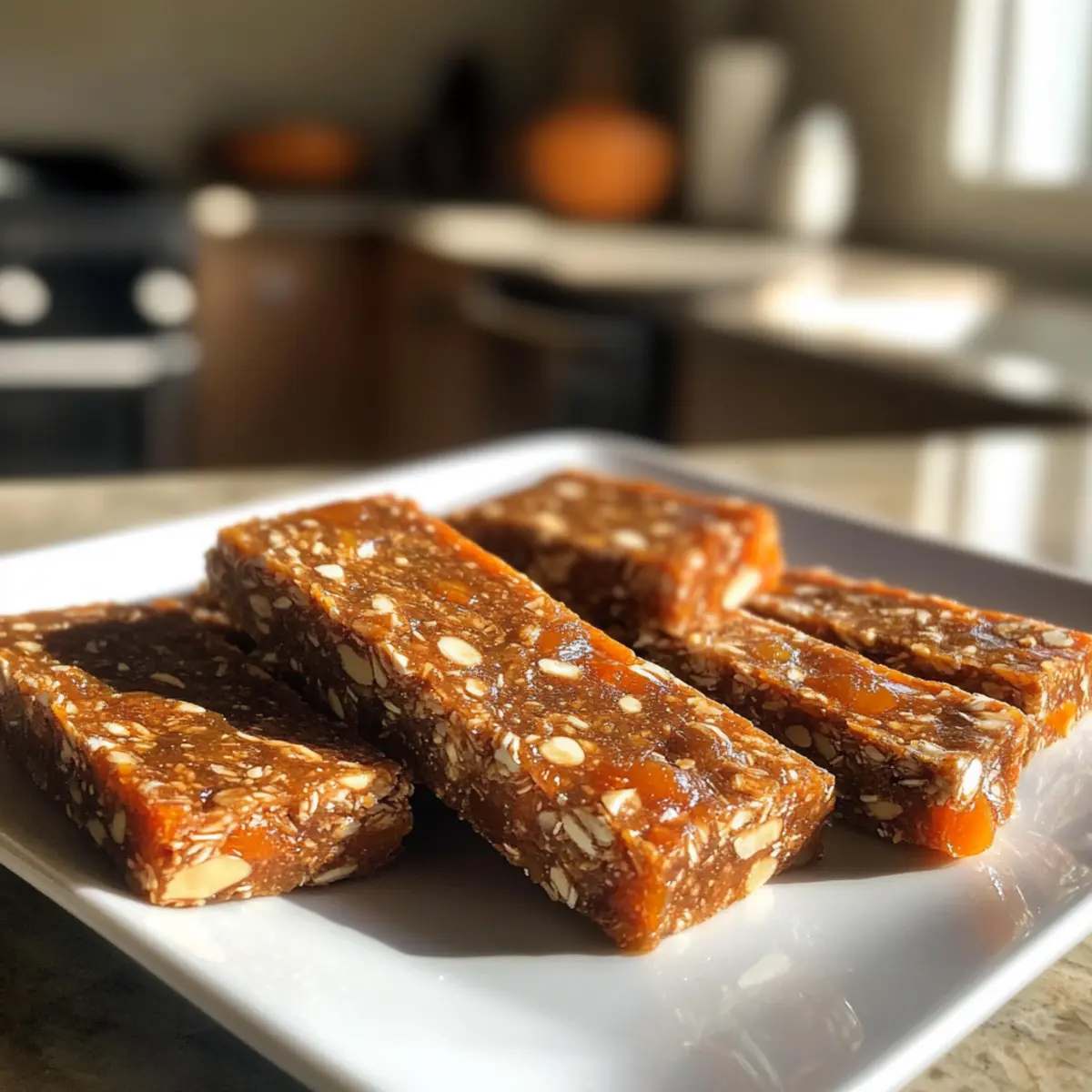 Raw Apricot Ginger Energy Bars: Your Go-To Healthy Snack