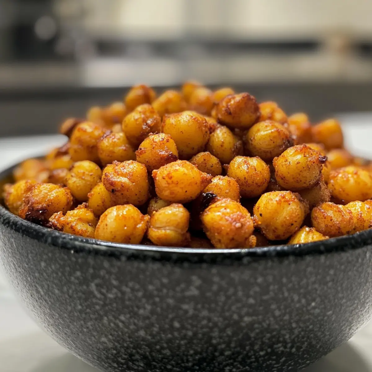 Crunchy Spicy Roasted Chickpeas for a Guilt-Free Snack