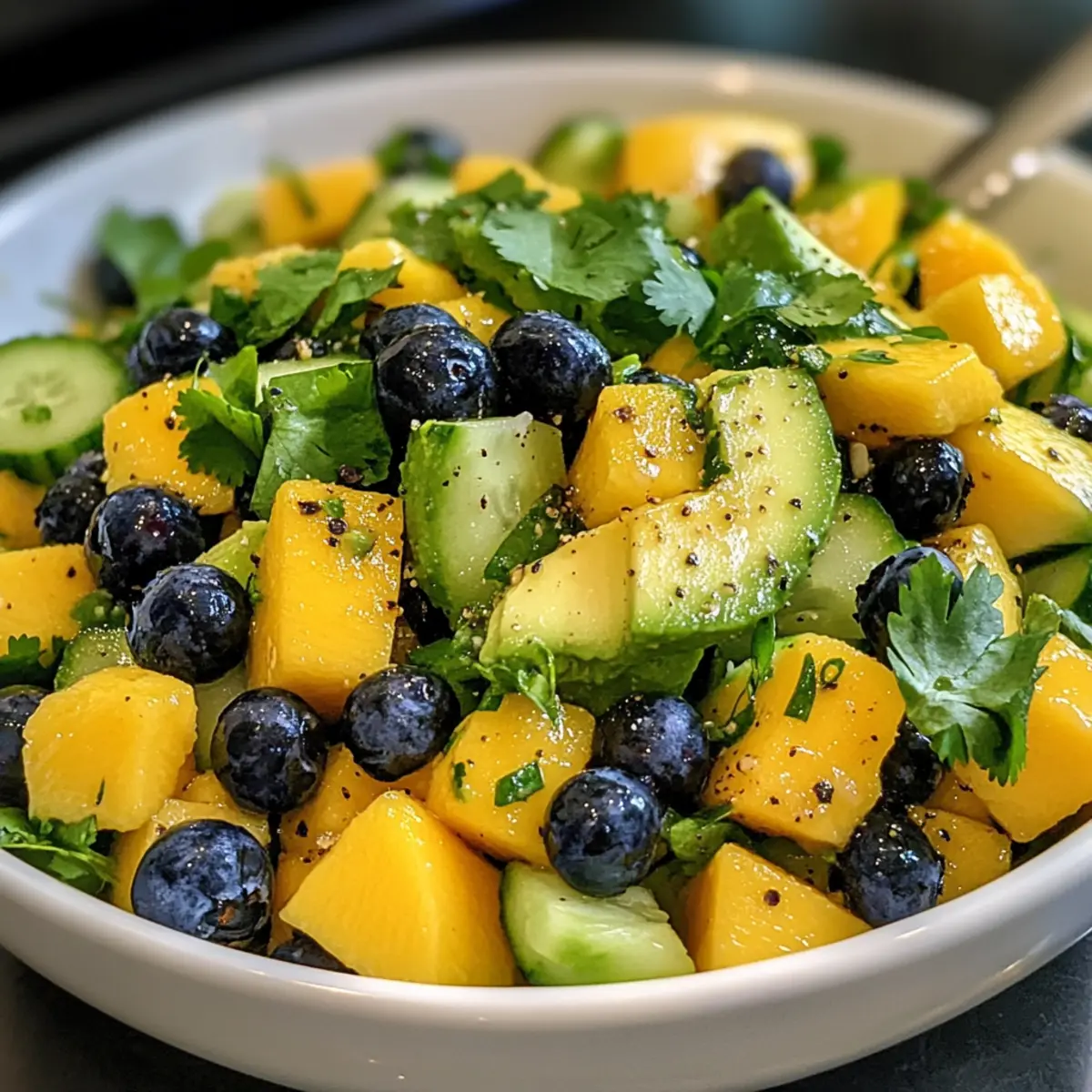 Mango Cucumber Salad