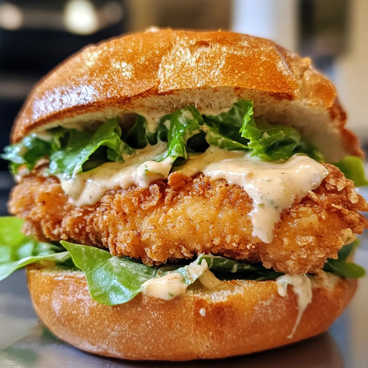Crispy Chicken Caesar Sandwich: A Crunchy Lunch Delight