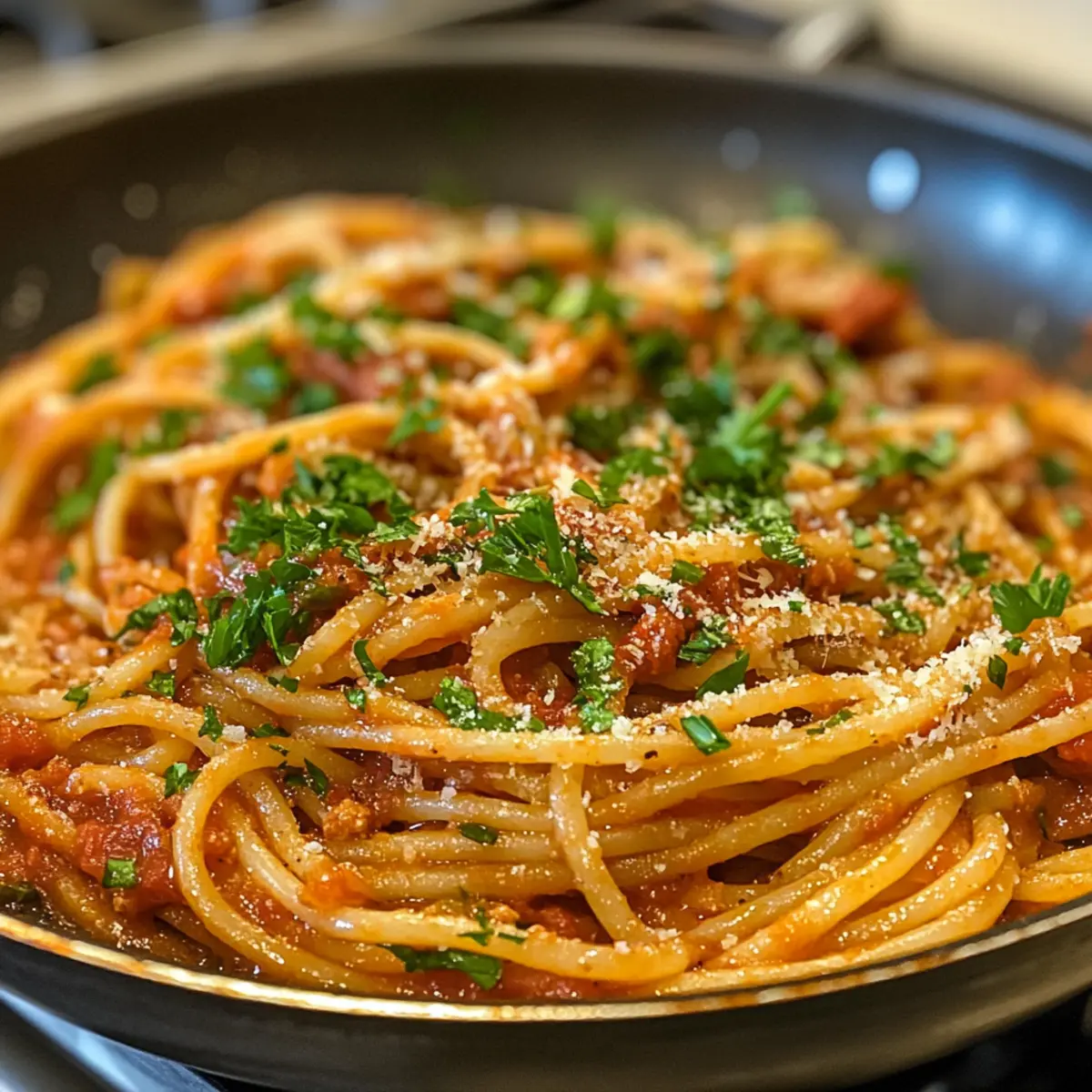 Spaghetti All’Assassina: Bold Flavors in One Pan Delight