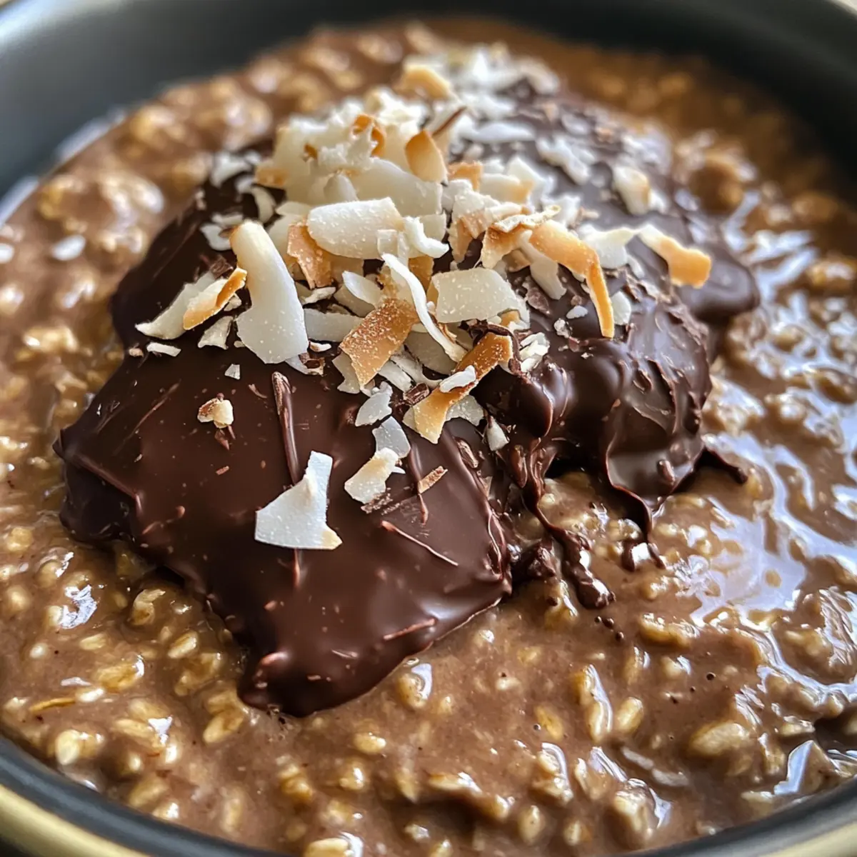 Chocolate Coconut Overnight Oats