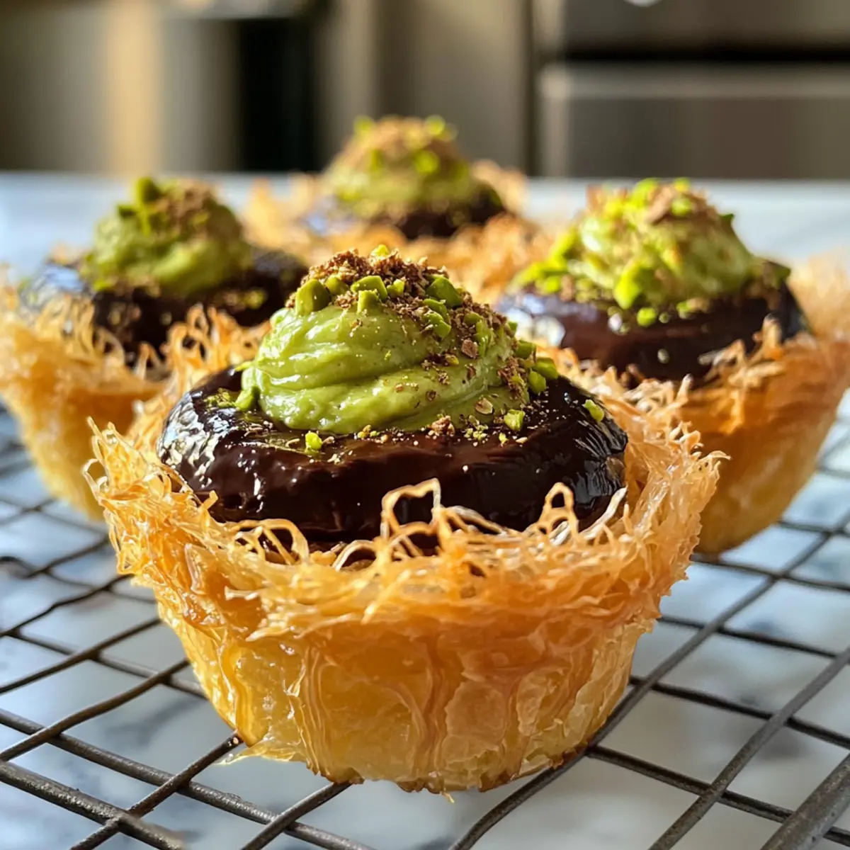 Indulge in Dubai-Style Chocolate Croissant Cups Today