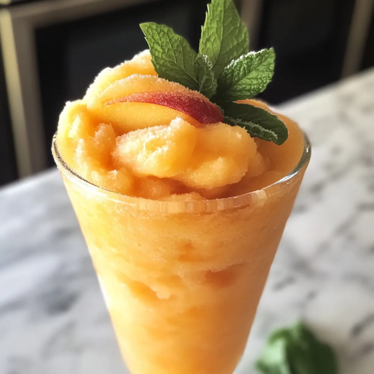 Summer Peach Slush