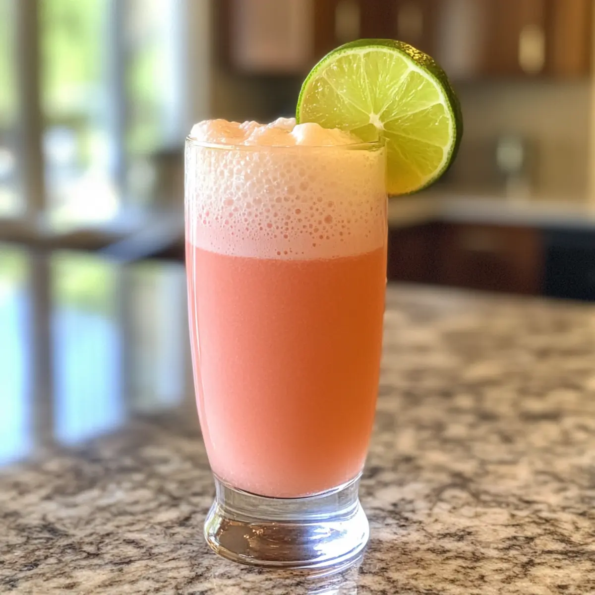 Guava, Coconut, & Lime Sparkler