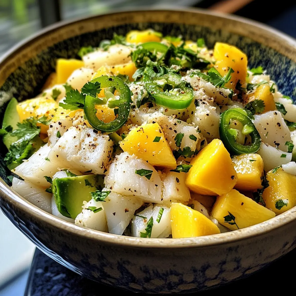 TEQUILA KINGFISH CEVICHE