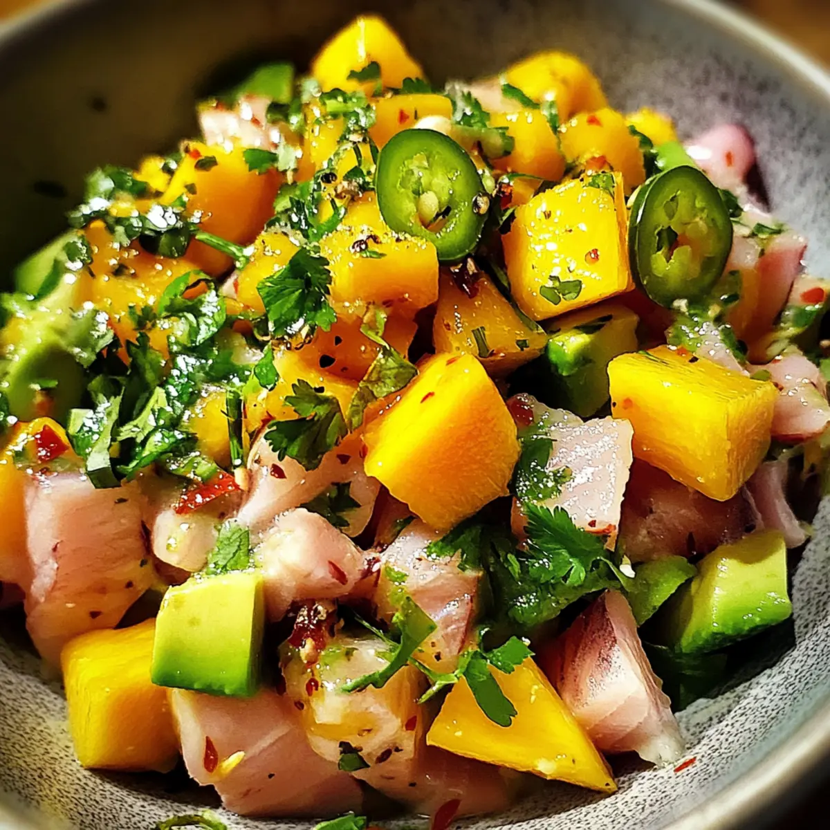 TEQUILA KINGFISH CEVICHE
