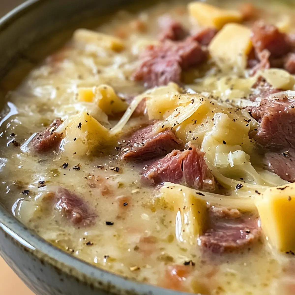 Keto Reuben Soup
