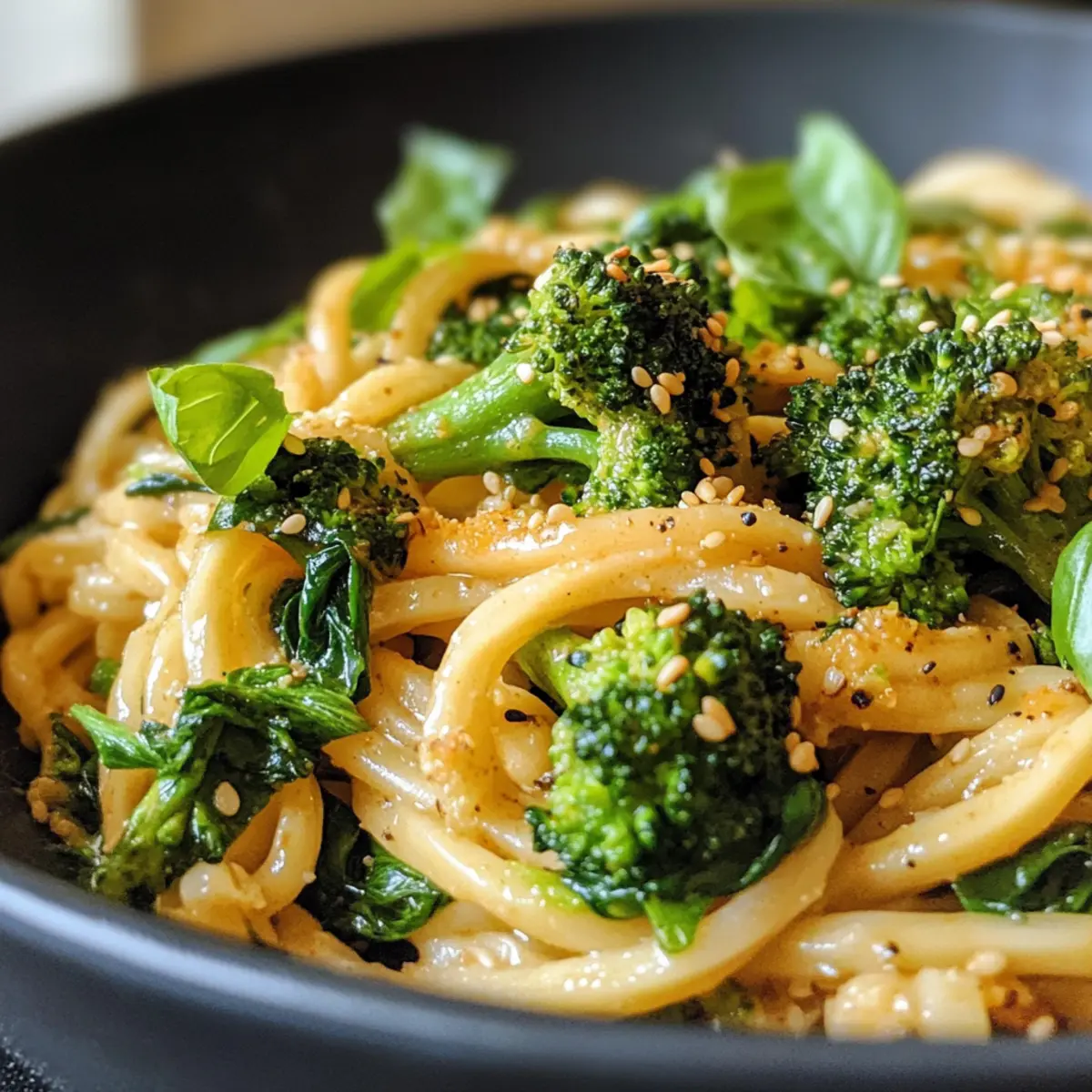 Ginger Sesame Broccoli Noodles