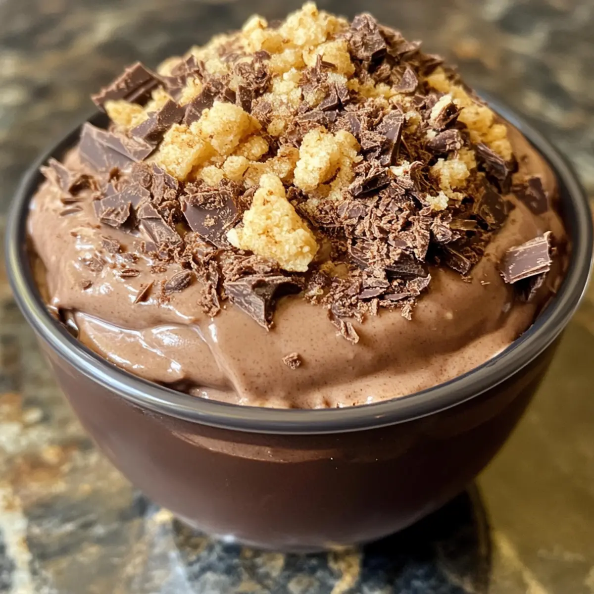 High Protein Chocolate Dirt Cup