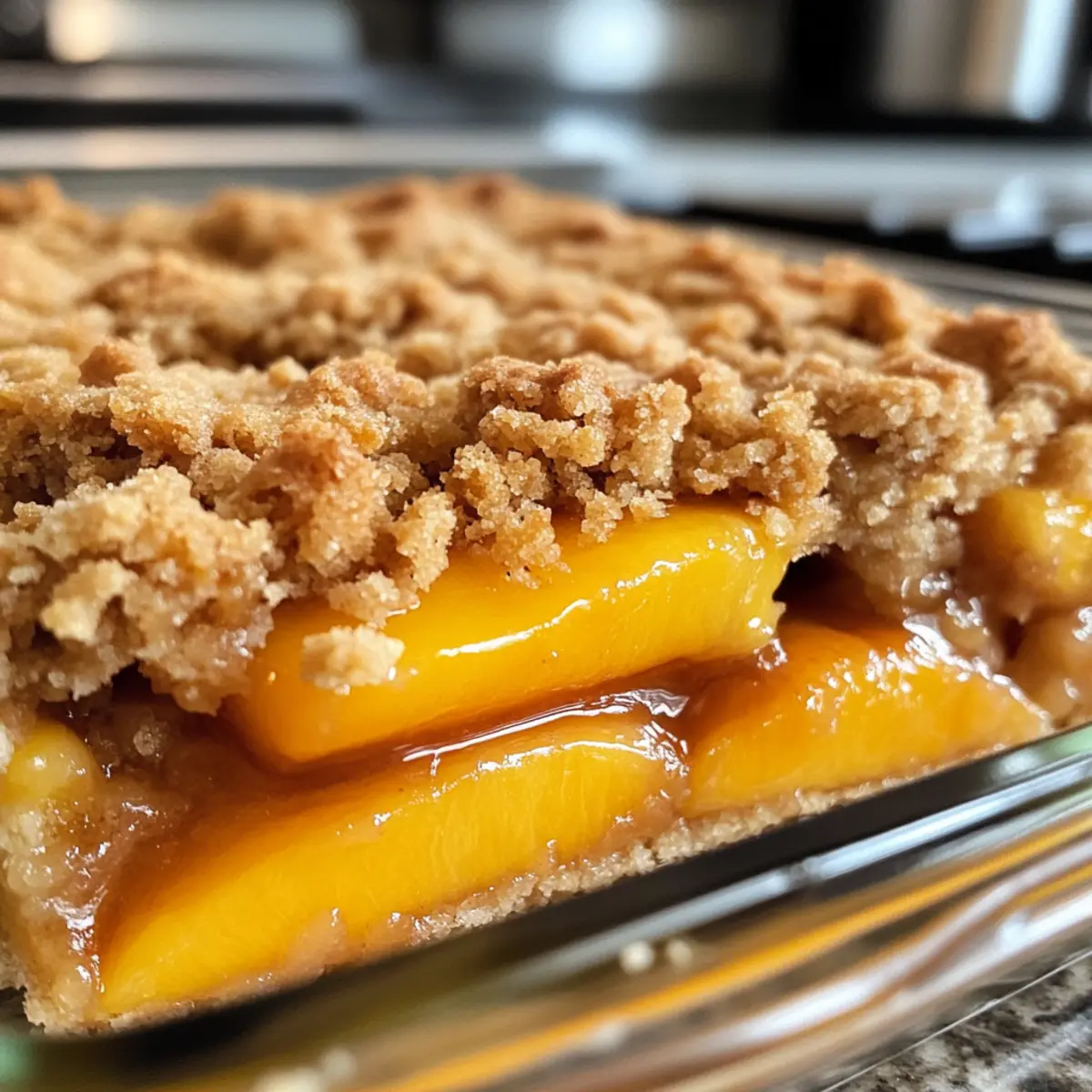 Brown Butter Peach Crisp Bars That Steal the Summer Show!