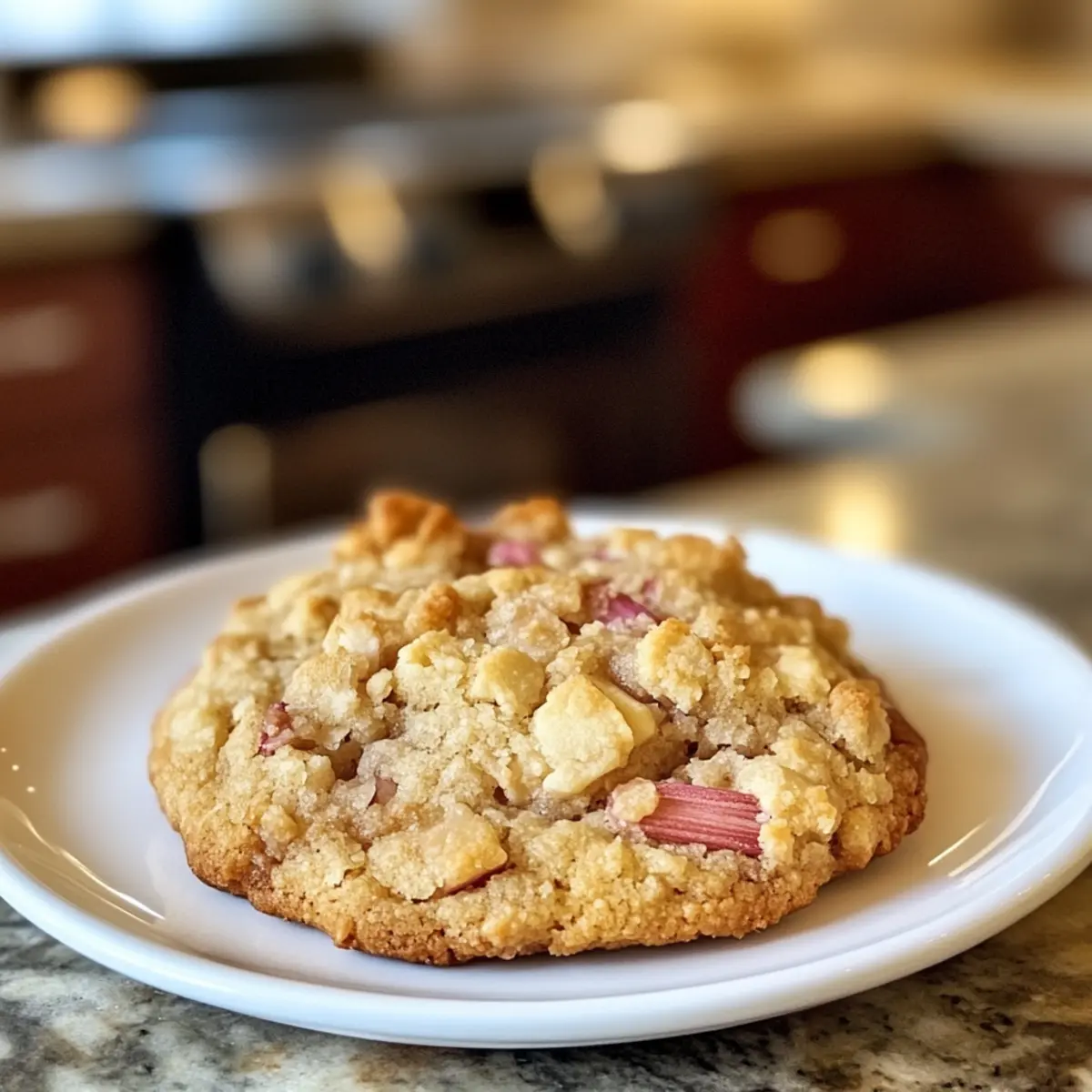 Heavenly Rhubarb Crumble Cookies for Sweet & Tart Bliss