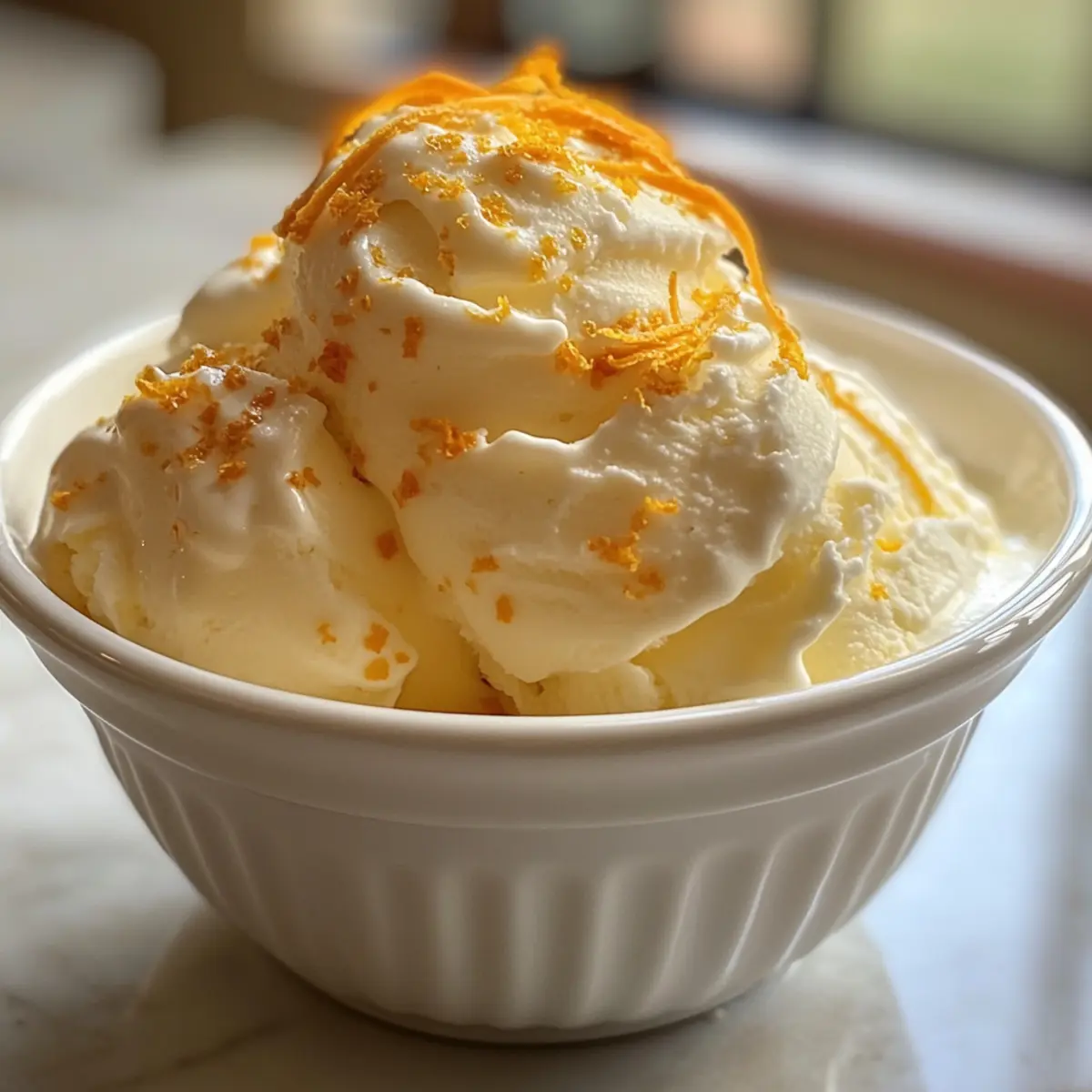 Homemade Orange Creamsicle Ice Cream for a Nostalgic Treat
