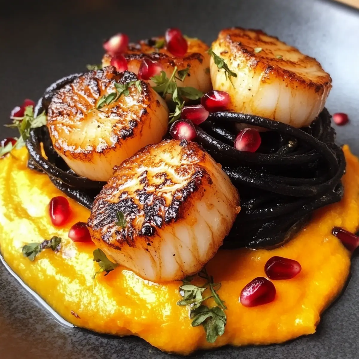 Saffron Scallop Linguine Delight for a Flavorful Feast