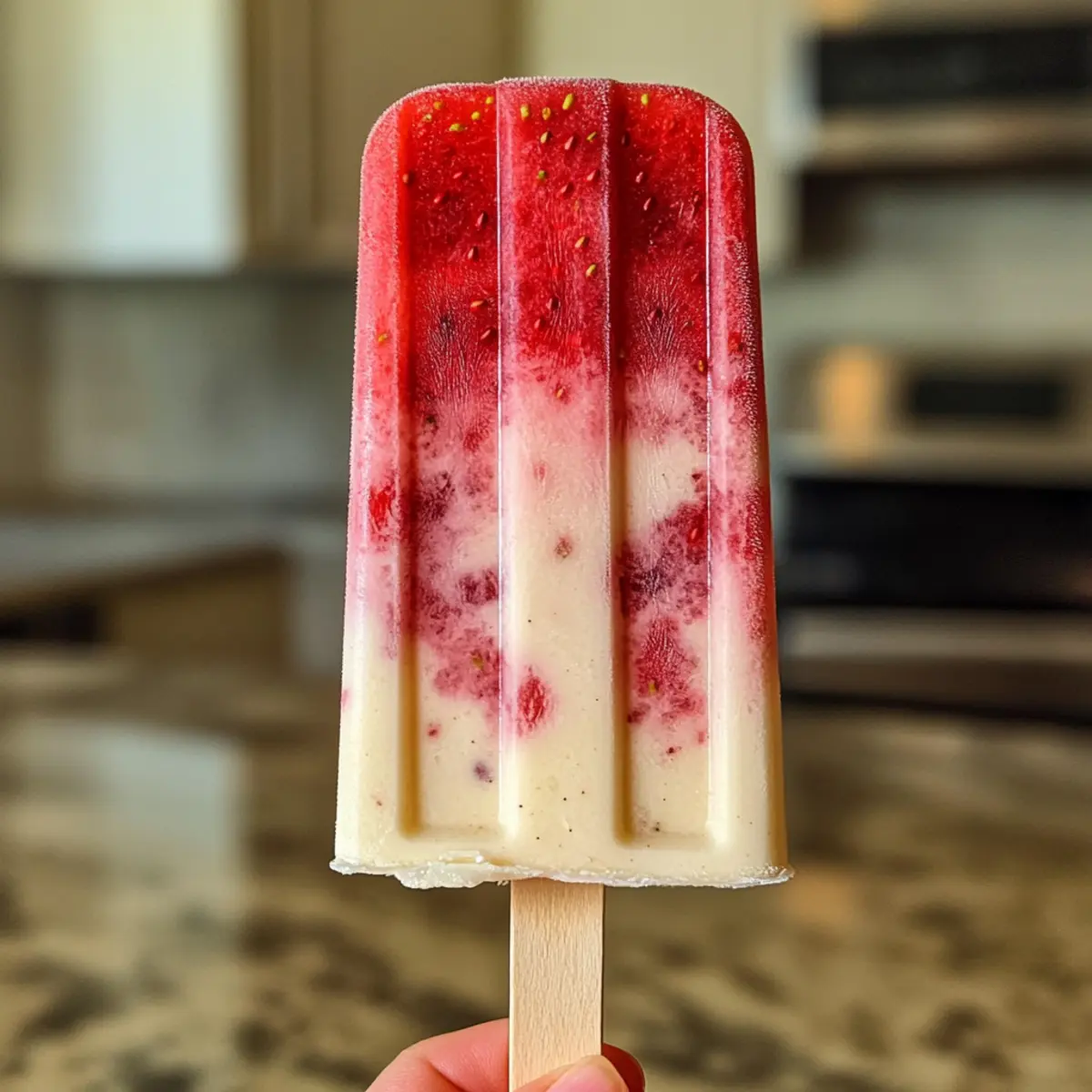 Creamy Strawberry Popsicles for a Refreshing Summer Delight
