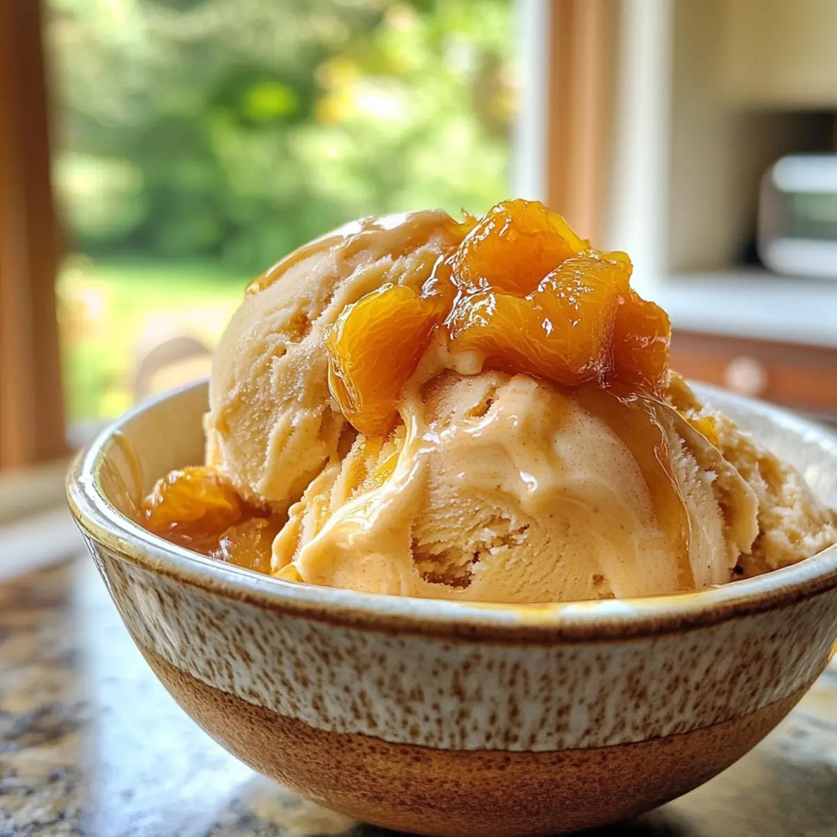 Brown Sugar Apricot Ice Cream: Creamy Summer Bliss
