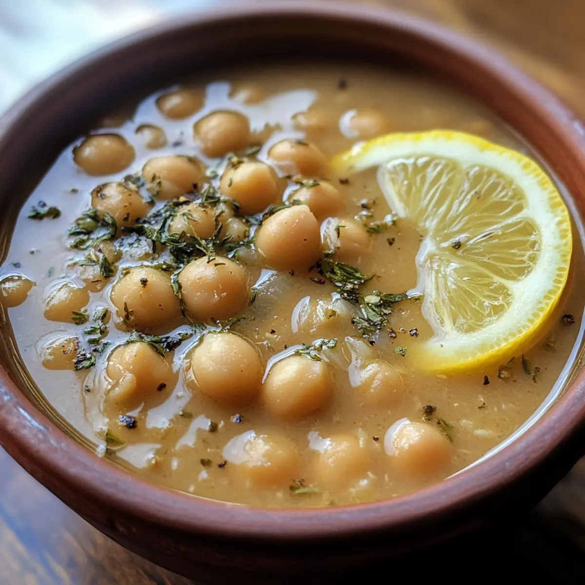 Greek Chickpea Soup