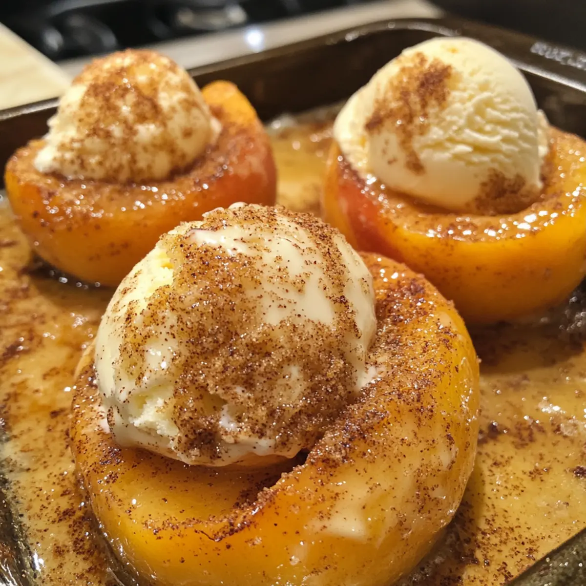 Cinnamon Sugar Baked Peaches: A Sweet Summer Delight