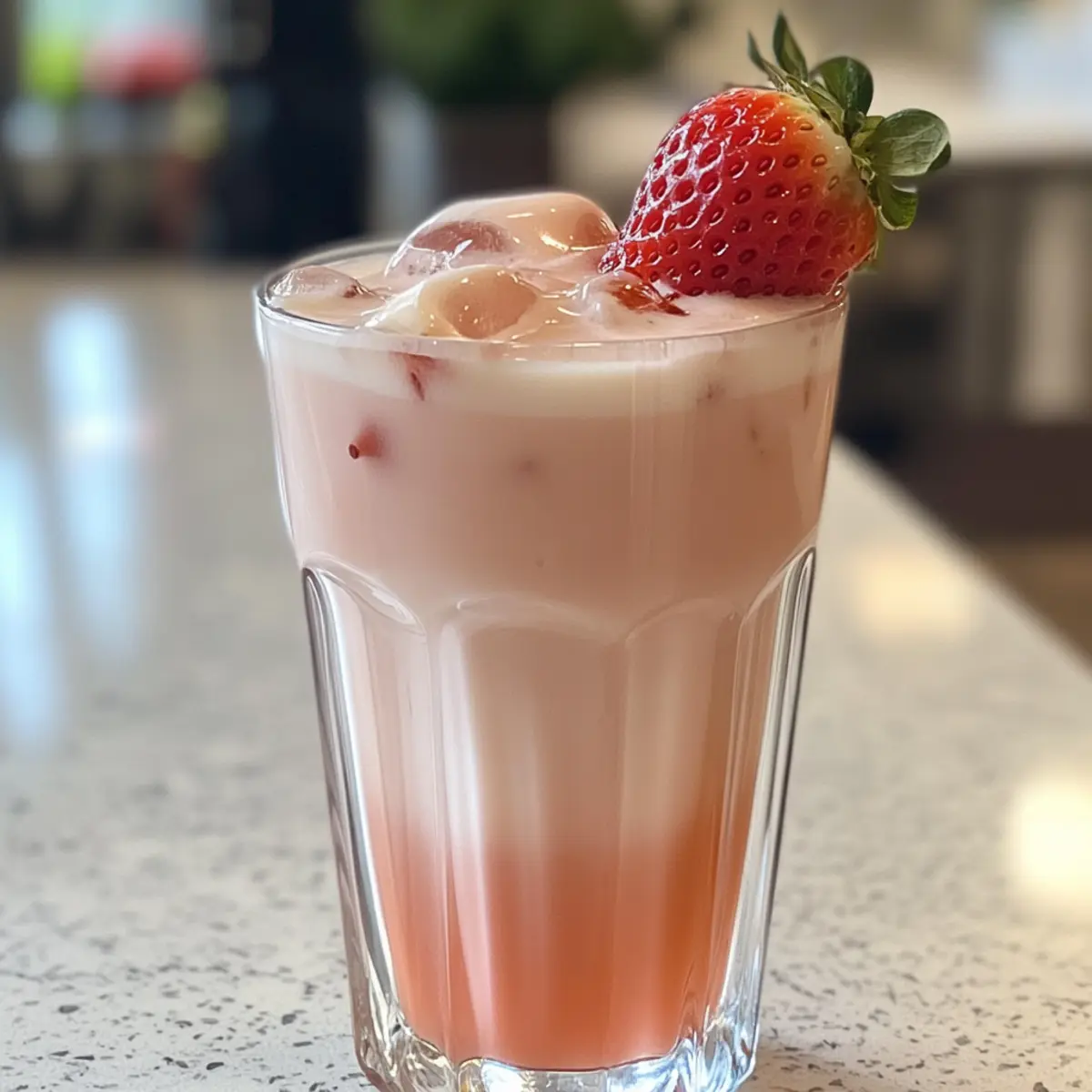 Strawberry Earl Grey Milk Tea